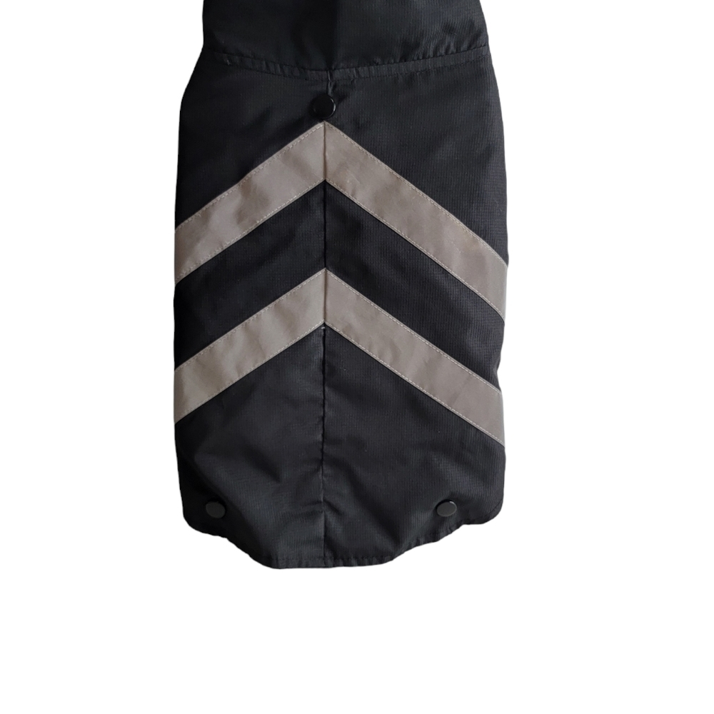 P25736 Top Paw Black & Gray Sweater Coat